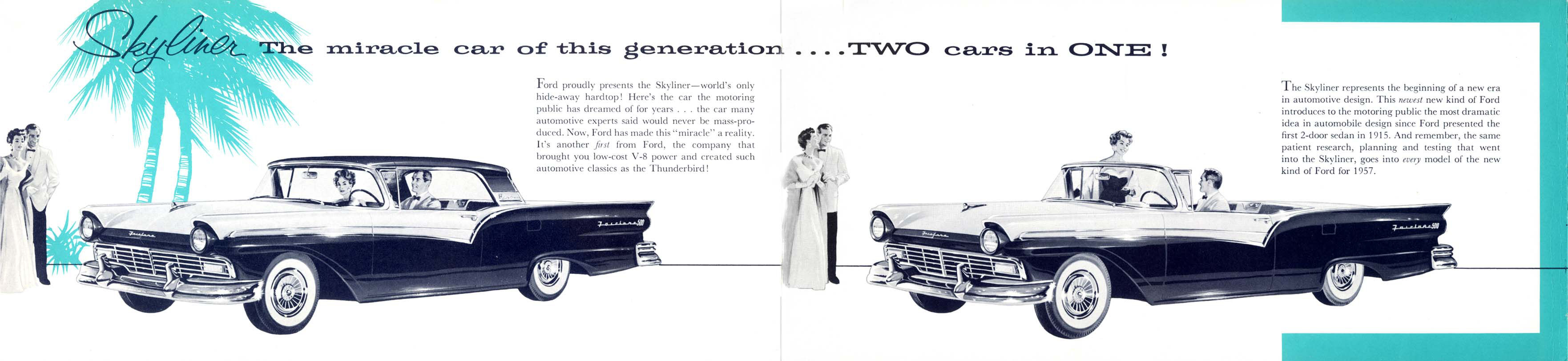 1957 Ford Skyliner Brochure Page 2
